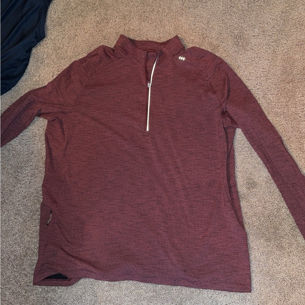 lululemon athletica Maroon quarter zip